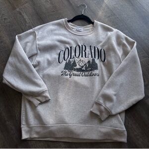 Colorado Graphic women’s Sweater - Cream